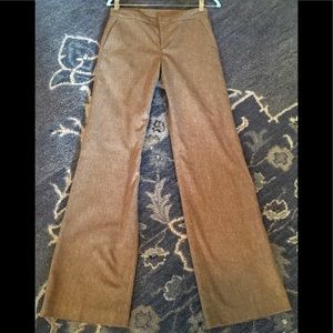 RALPH LAUREN wide leg wool pants 0 & top xs